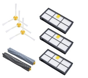 Filtry Szczotka Główna Szczotki Boczne Rolki Akcesoria do iRobot Roomba 800 900 860 865 866 870 871 875 876 960 965 966 971 974 