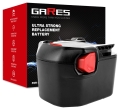 Gares Bateria Akumulator do AEG B1215R BS12G BSS 12RW 12X-R 12V 2000mAh