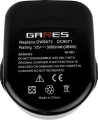 Gares Bateria Akumulator do Dewalt DE9074 DE9037 DC981 12V 2000mAh