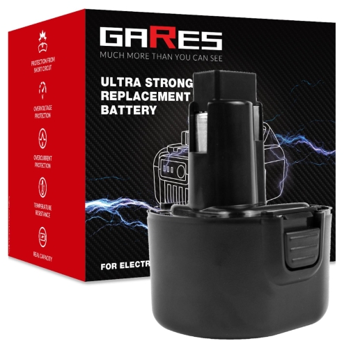 Gares Bateria Akumulator do Dewalt DE9061 DE9062 DE9071 9,6V 2000mAh