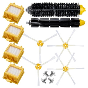 Filtry Szczotka Główna Szczotki Boczne Rolki Akcesoria do iRobot Roomba 700 720 720p 750 760 761 765 770 772 772e 774 775 776 776p 780 782 782e 785 786 786p 790