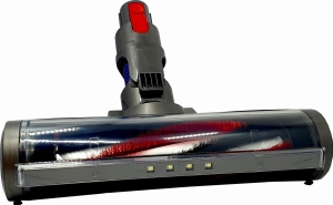 Turboszczotka LED do Dyson V7 V8 V10 V11 V15 długie włosie