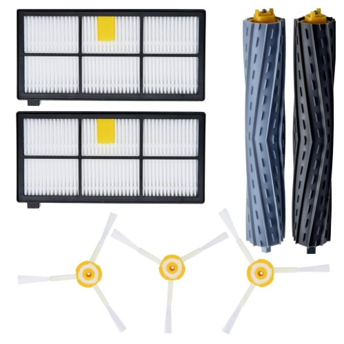 Zestaw akcesoriów filtry szczotki boczne rolki do iRobot Roomba 800 900 mały 860 865 866 870 871 875 960 965 966 971