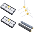Zestaw akcesoriów filtry szczotki boczne rolki do iRobot Roomba 800 900 mały 860 865 866 870 871 875 960 965 966 971