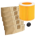 Zestaw akcesoriów worki filtr powietrza do odkurzacza Karcher WD3 200 MV3 SE4001 SE4001 Special SE 4002 WD 3.200 3.300 3.800 5.800 A 2201 2204 2251