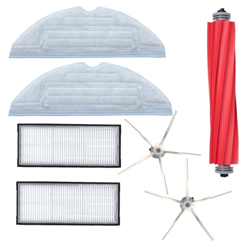 Zestaw akcesoriów filtry szczotki boczne ściereczki mopy rolka do Xiaomi Roborock S7