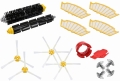 Zestaw akcesoriów filtry szczotki boczne rolki do iRobot Roomba 600 żółty 605 610 615 616 620 621 625 630 631 632 650 651