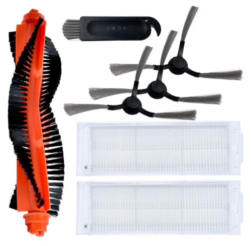 Zestaw akcesoriów filtry szczotki boczne rolka szczotka czyścik do Xiaomi Viomi V2 V3 SE Mop Pro