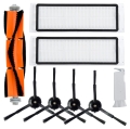 Zestaw akcesoriów filtry szczotki boczn czyścik do Xiaomi Roborock S50 S51 S55 S5 S5 max S6 S6max Mi Robot Vacuum 1 Mijia Xiaomi Mi Robot Vacuum