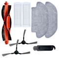 Zestaw akcesoriów filtry szczotki boczne ściereczki rolka szczotka czyścik do Xiaomi Viomi V2 V3 SE Mop Pro