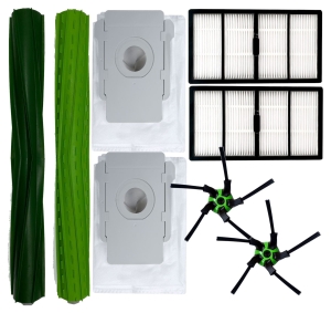 Zestaw akcesoriów Filtr Szczotka Boczna Rolka Worek do iRobot Roomba S9 S9+