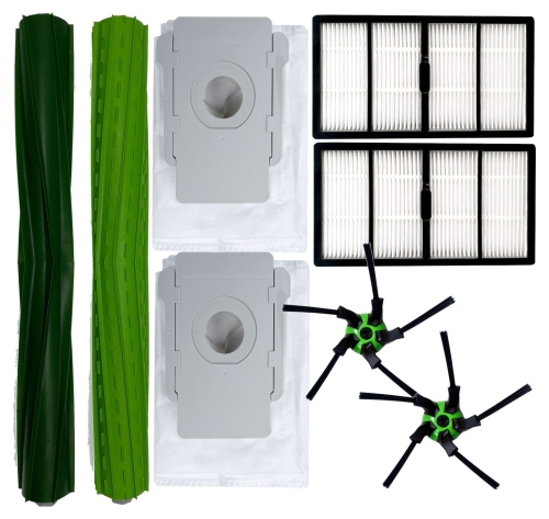 Zestaw akcesoriów filtry szczotki boczne rolki worki do iRobot Roomba S9 S9+