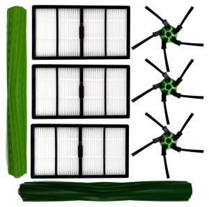 Zestaw akcesoriów Filtry Szczotki Rolki Gumowe do iRobot Roomba s9 s9+