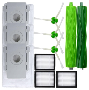 Zestaw akcesoriów Filtry Worki  Szczotki Rolki Gumowe do iRobot Roomba i3 i4 i7 e5 e6 j7