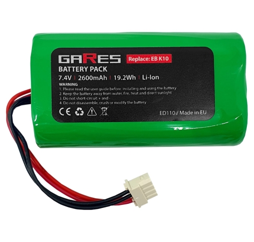 Akumulator Bateria Gares 2S1P do Elzab K10 7,4V 2,6Ah