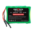 Akumulator Bateria Gares Pakiet AA 6V 2Ah NIMH 