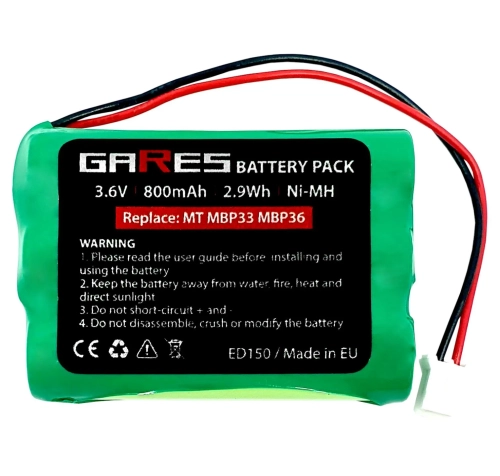Akumulator Bateria Gares do Motorola MBP33 MBP36 Graco 2795 3,6V 800mAh.webp