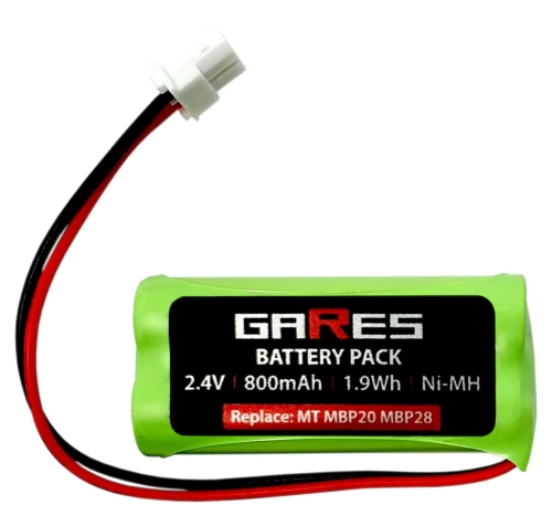 Akumulator Bateria Gares do do niani elektronicznej MBP20 MBP28 2,4V 800mAh.webp