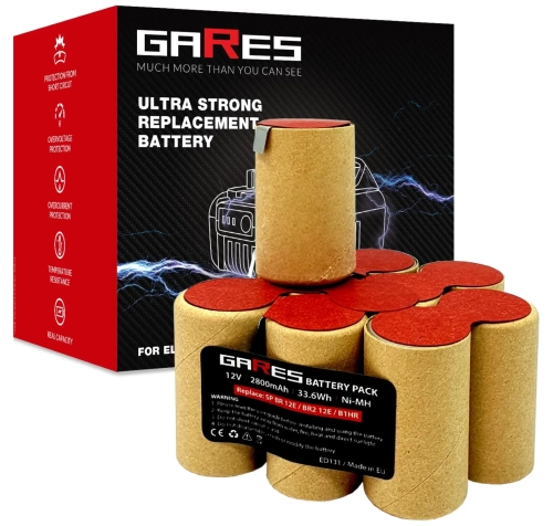 Wkład Akumulator Bateria Gares do SPARKY 12V 2,8Ah