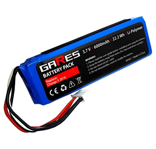 Bateria Akumulator Gares do JBL Charge 3 III 2016 Version 3,7V 6,0Ah Li-Po
