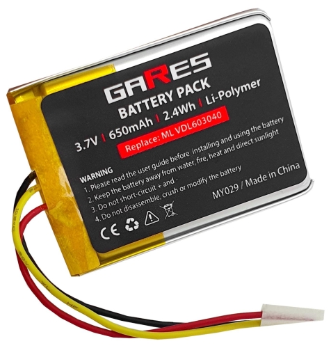 Bateria Akumulator Gares do Marshall VDL603040 3,7V 650mAh Li-Po