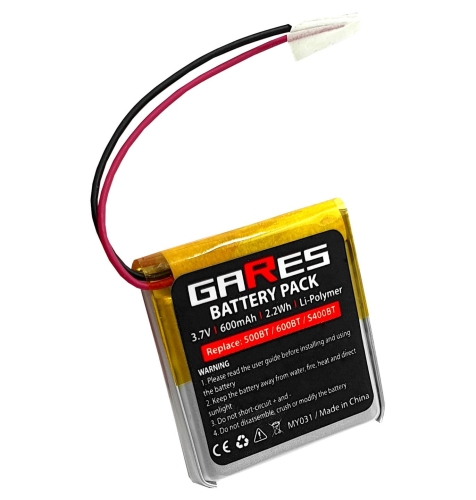 Bateria Akumulator Gares do JBL TUNE 500BT 600BT SYNCHROS S400BT 3,7V 0,6Ah Li-Po