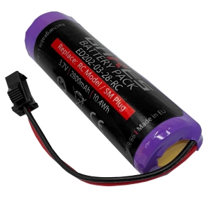 Gares Akumulator Bateria do auta RC modele zdalnie sterowane SM 2Pin 3,7V 2800mAh 2,8Ah
