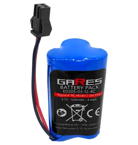 Gares Akumulator Bateria do modeli zdalnie sterowanych RC Traktora DE wywrotki Volvo 3,7V 1200mAh 1,2Ah