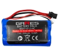 Gares Akumulator Bateria do auta RC Absima Hurricane Storm Thunder SM 2Pin 7,4V 2100mAh 2,1Ah