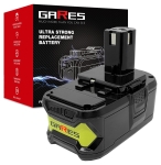 Gares Bateria Akumulator do Ryobi  R18IW3 RCD1802  BID-180L  RB18L30 R18BP R18AD SYSTEM ONE+  P102 R18DDP  18V 4Ah 4000mAh