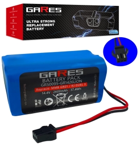 Akumulator Gares do Robojet Duel 3, Tesvor, Venga, Bissell, Ecovacs, Mamibot, Eufy, Concept, Proscenic, Ultenic, Genio, Gutrend, Kitfort, Liectroux, PHICOMM, Polaris, Setti 14,4V 2,6Ah