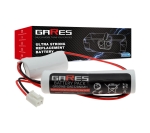 Akumulator Gares do lampy oprawy awaryjnej Starlet External S.C., bateria 3,6V 2,8Ah