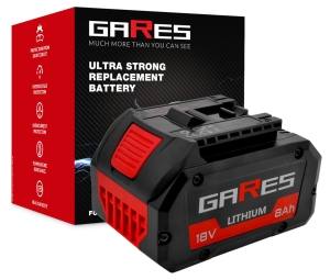 Akumulator Gares 18V 8Ah do Bosch Procore GBA GSR 18-50 GGS-23 PLC GLI 144 GWS GST V-Li GBH GSC GNA GAL GHJ GAX GKS