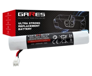 Akumulator Gares do lampy oprawy awaryjnej lufa, walec, bateria 3,6V 2,5Ah
