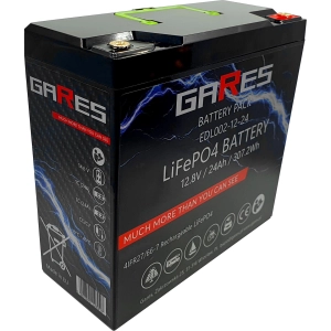 Lekki Akumulator Gares, LiFePO4 12V 12,8V 24Ah