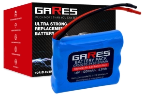 Akumulator Bateria AA Gares uniwersalna bez wtyczki 3,6V 1,2Ah NiMH