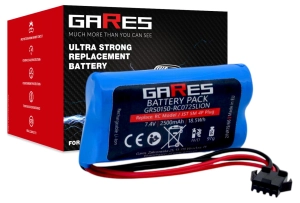 Akumulator Bateria Gares do modeli pojazdów RC wtyk 4 PIN 7,4V 2,5Ah