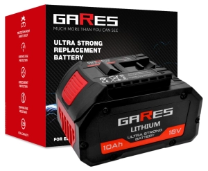 Akumulator Gares 18V 10Ah do Bosch Procore GBA GSR 18-50 GGS-23 PLC GLI 144 GWS GST V-Li GBH GSC GNA GAL GHJ GAX GKS