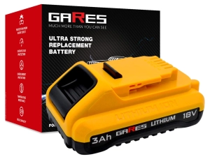 Akumulator Gares 18V 3Ah 5S1P-21700 DCB180 DCB181 DCB182 XR do DeWalt DCD776 DCF899P2 DCD796P2 DCF885