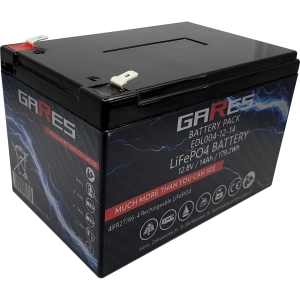 Lekki Akumulator Gares, LiFePO4 12V 12,8V 14Ah