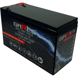 Lekki Akumulator Gares, LiFePO4 12V 12,8V 10Ah
