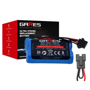 Akumulator Bateria Gares do modeli pojazdów RC wtyk 4 PIN 2*3,7V / 7,4V 2,9Ah