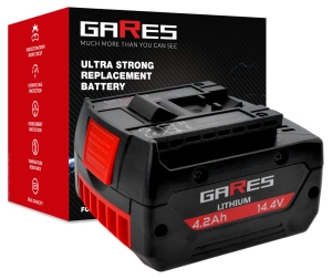 Akumulator Gares 14,4V 4,2Ah do Bosch 2607336077 GSR 14.4 V-LIN2 V-LI 2607336234 GSR 14.4-2-LI VE-2 LI V-EC